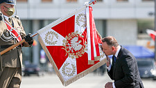 Uroczystości przejęcia zwierzchnictwa Prezydenta RP nad siłami zbrojnymi na placu Piłsudskiego w Warszawie