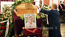11 maja 2013 r. – pogrzeb Marii Okońskiej, współpracownicy ks. kard. Stefana Wyszyńskiego oraz współzałożycielki Instytutu Prymasa Wyszyńskiego.