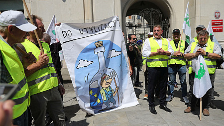 Protest rolników w Warszawie
