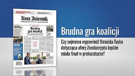 W poniedziałek w „Naszym Dzienniku”