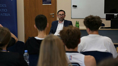 Daniel Obajtek spotkał się z młodzieżą w AKSiM