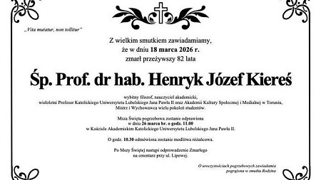 Ostatnie pożegnanie Profesora