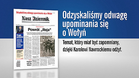 W poniedziałek w „Naszym Dzienniku”