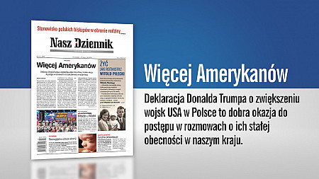 W poniedziałek w „Naszym Dzienniku”