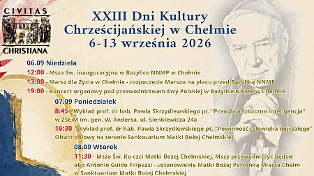 XXXIII Dni Kultury Chrześcijańskiej w Chełmie