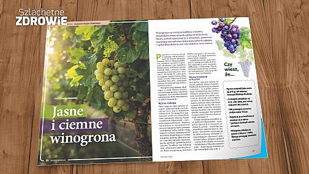 Jasne i ciemne winogrona