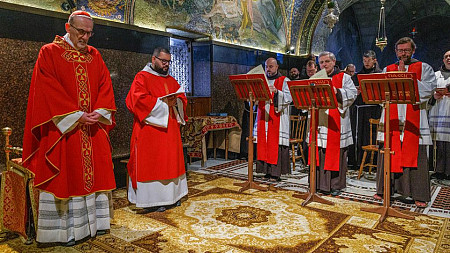 Wielkopiątkowa liturgia na Golgocie