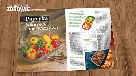 Papryka. Kolorowe superwarzywo